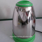 Chinese cool green handle stainless steel electric tea kettle